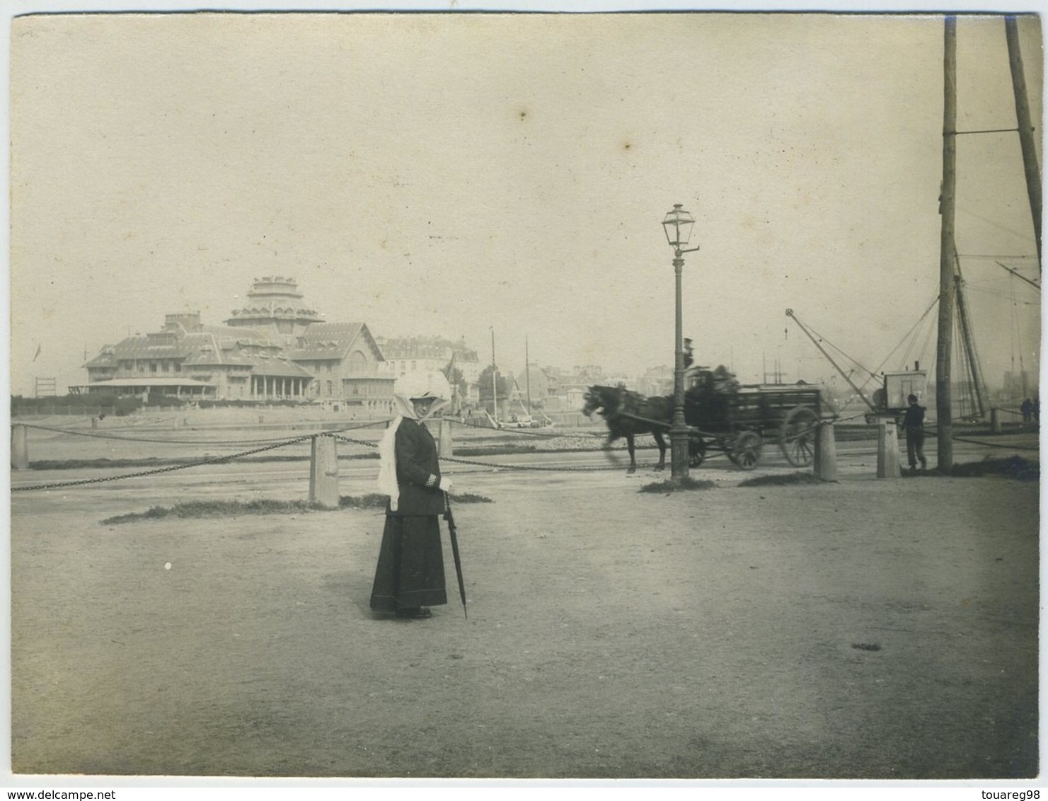 Tirage Argentique Circa 1910. Saint-Malo. Le Casino. Bretagne. - Lugares