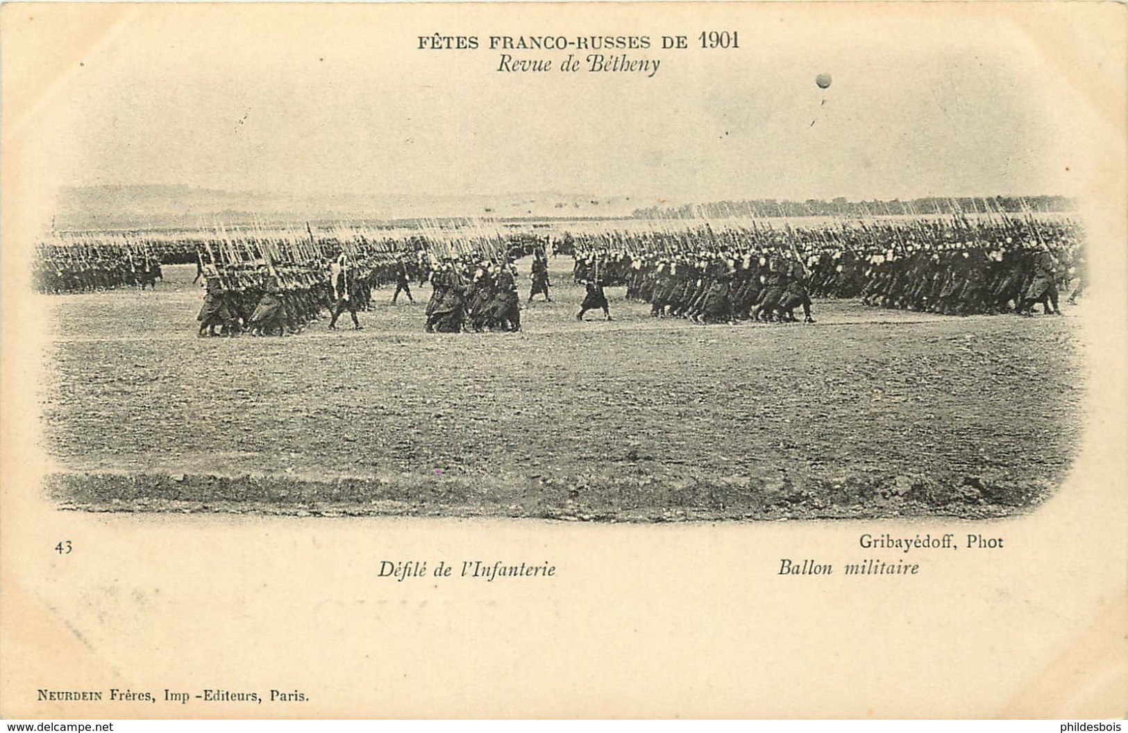 MARNE  BETHENY   FETES FRANCO / RUSSES   Defilé De L'infanterie - Bétheny