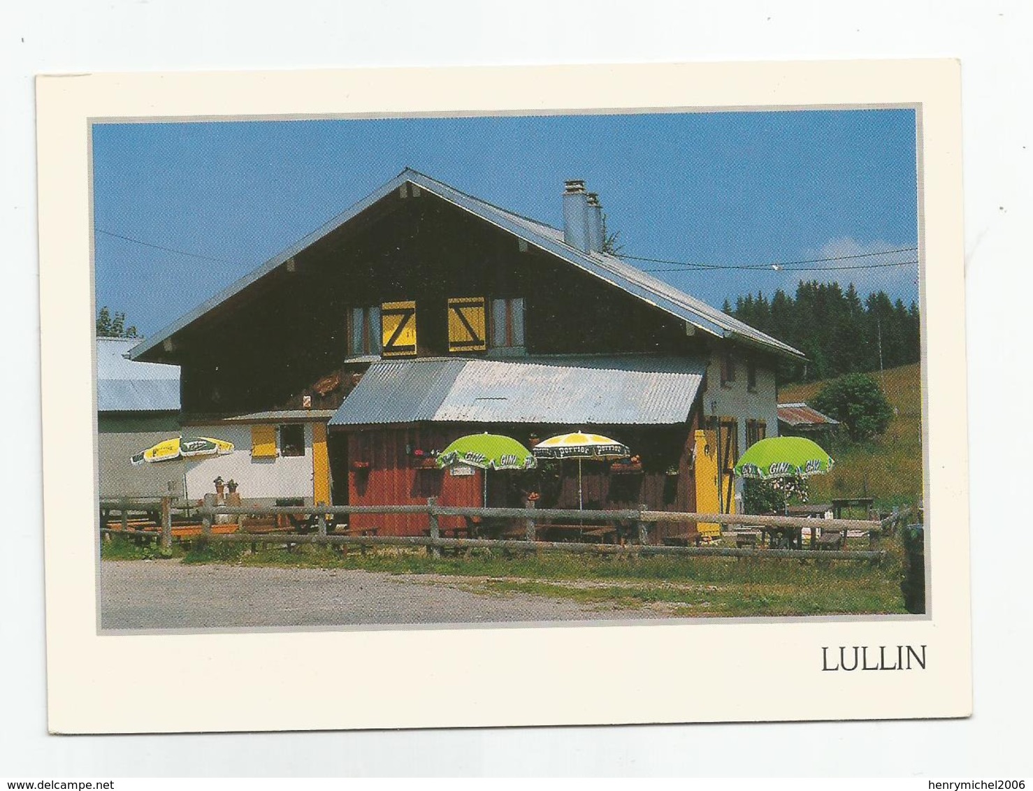 74 Haute Savoie - Tres Le Mont Lullin Café - Autres & Non Classés