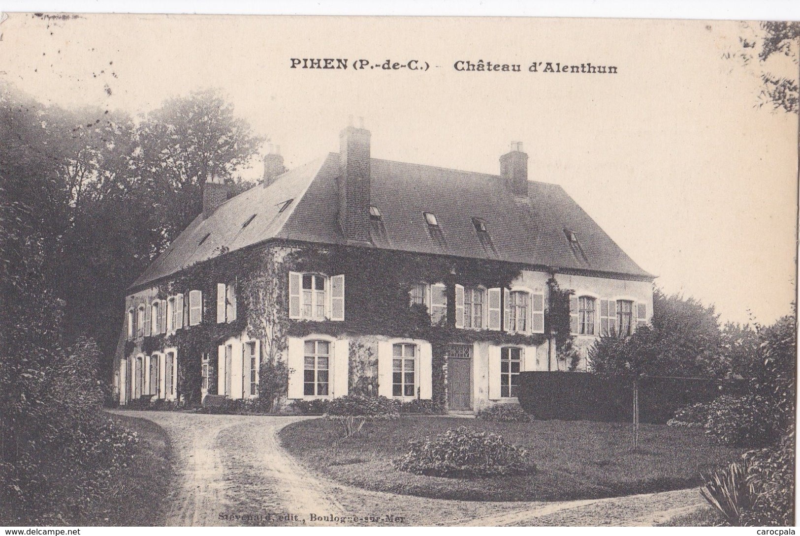 Carte 1910 PIHEN / CHATEAU D'ALENTHUN - Autres & Non Classés