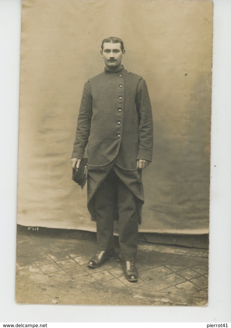 YERRES - MILITARIA - GUERRE 1914-18 - Belle Carte Photo Portrait Militaire (nommé) Datée 1915 - Photo MULARD à YERRES - Yerres