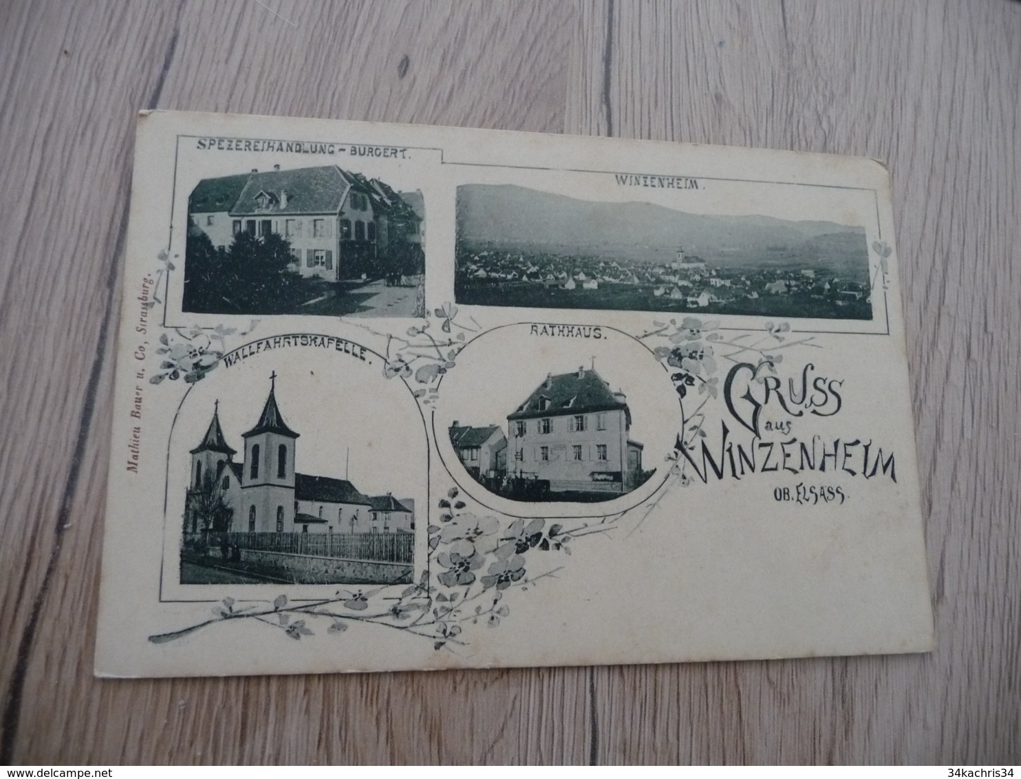 CPA 68 Haut Rhin Winzenheim Gruss Précurseur Multi Vues - Wintzenheim