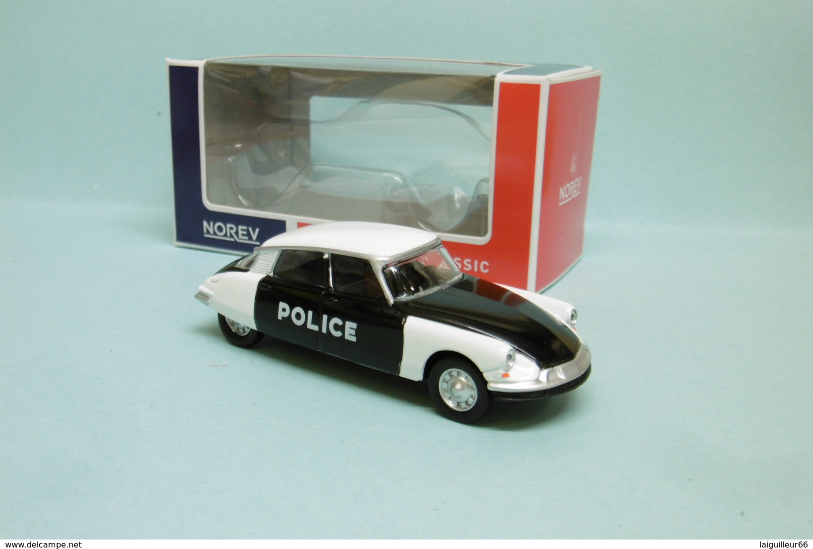 Norev - CITROEN ID19 Police Neuf NBO 3 Inches 1/64 - Norev