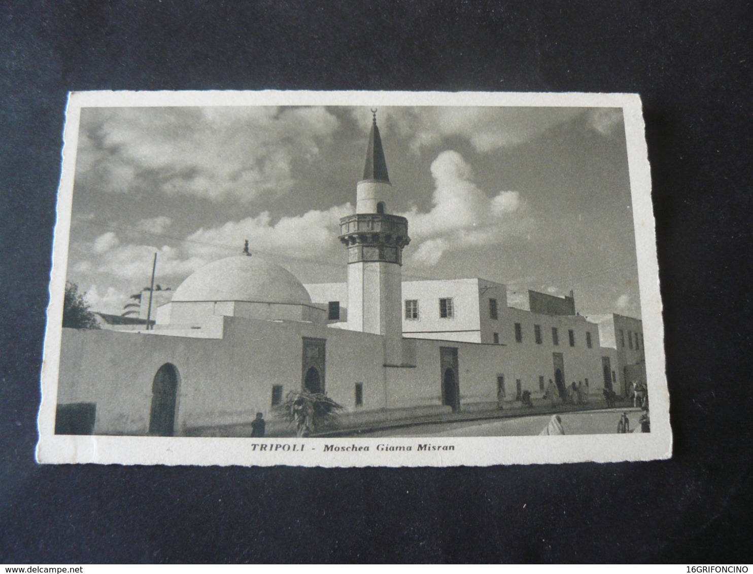 TRIPOLI _ANCIENT BEAUTIFUL NEW  POSTCARD OF MOSQUE OF GIAMA MISRAN _CARTOLINA NUOVA MOSCHEA - Libia