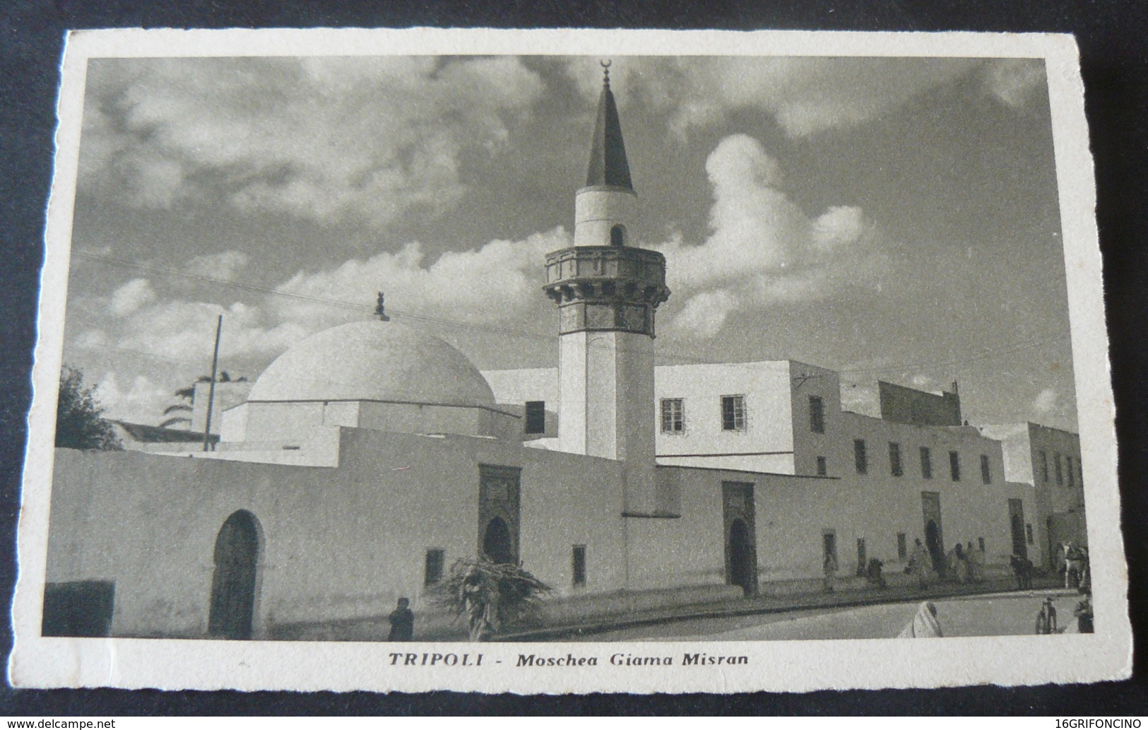 TRIPOLI _ANCIENT BEAUTIFUL NEW  POSTCARD OF MOSQUE OF GIAMA MISRAN _CARTOLINA NUOVA MOSCHEA - Libia