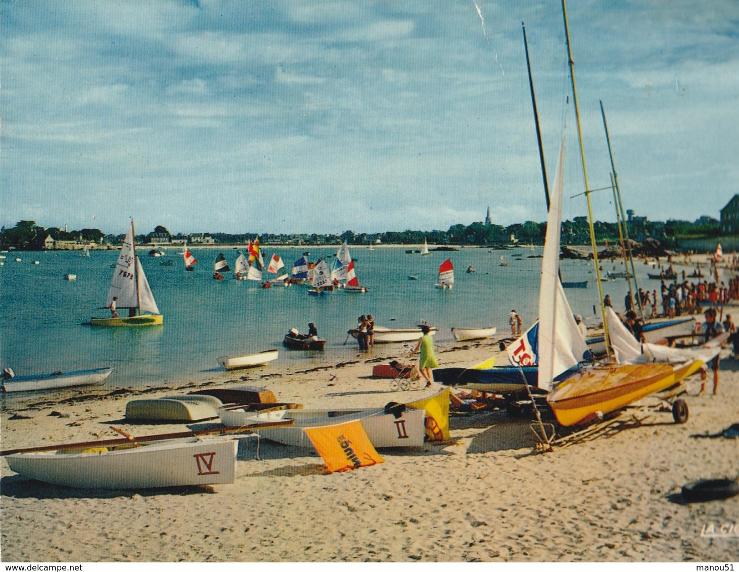 BRIGNOGAN - Régate D'optimistes à La Plage Du Crapaud - CPSM - Brignogan-Plage