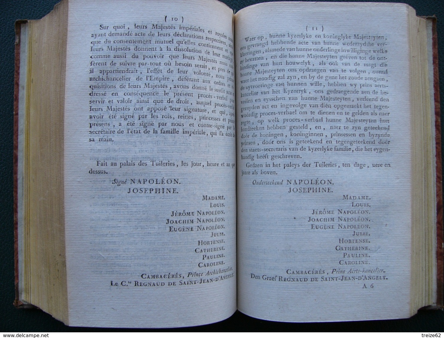 Sénatus Consulte Divorce De Napoléon Bulletin De Lois De L'Empire Français 1809 - Documents Historiques