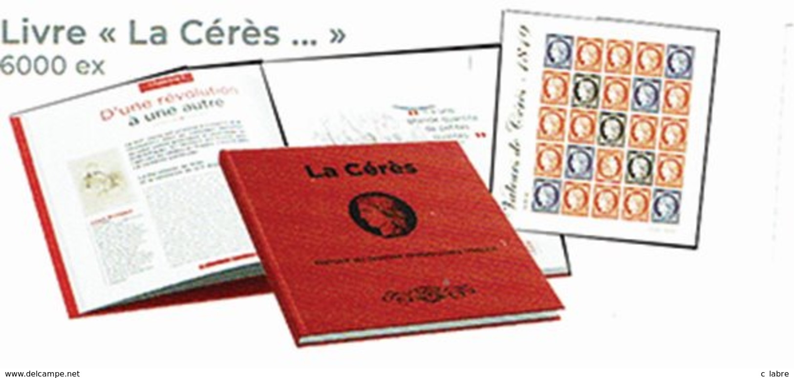 LIVRE LA CERES : LIVRE DE 60 PAGES AVEC UN BLOC DE 25 TIMBRES . SOUS BLISTER . PORT GRATUIT POUR UE . - Neufs