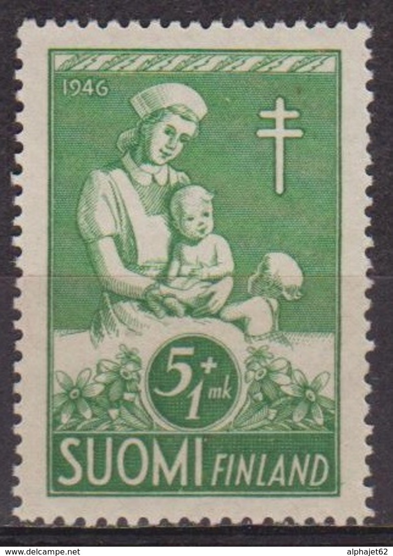 Santé, Médecine - FINLANDE - Lutte Contre La Tuberculose - N° 312 * - 1946 - Unused Stamps