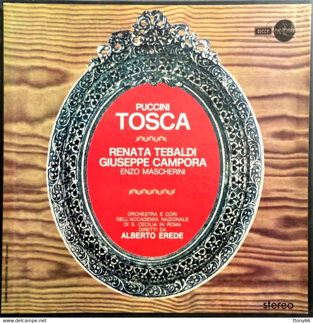 AF DOPPIO LP 33 Giri "TOSCA" Di Giacomo Puccini - Tebaldi, Campora, Mascherini - Opéra & Opérette