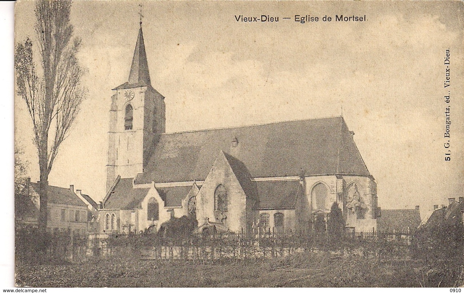 OUDE GOD, VIEUX-DIEU, MORTSEL " EGLISE DE MORTSEL-KERK VAN MORTSEL" - Mortsel