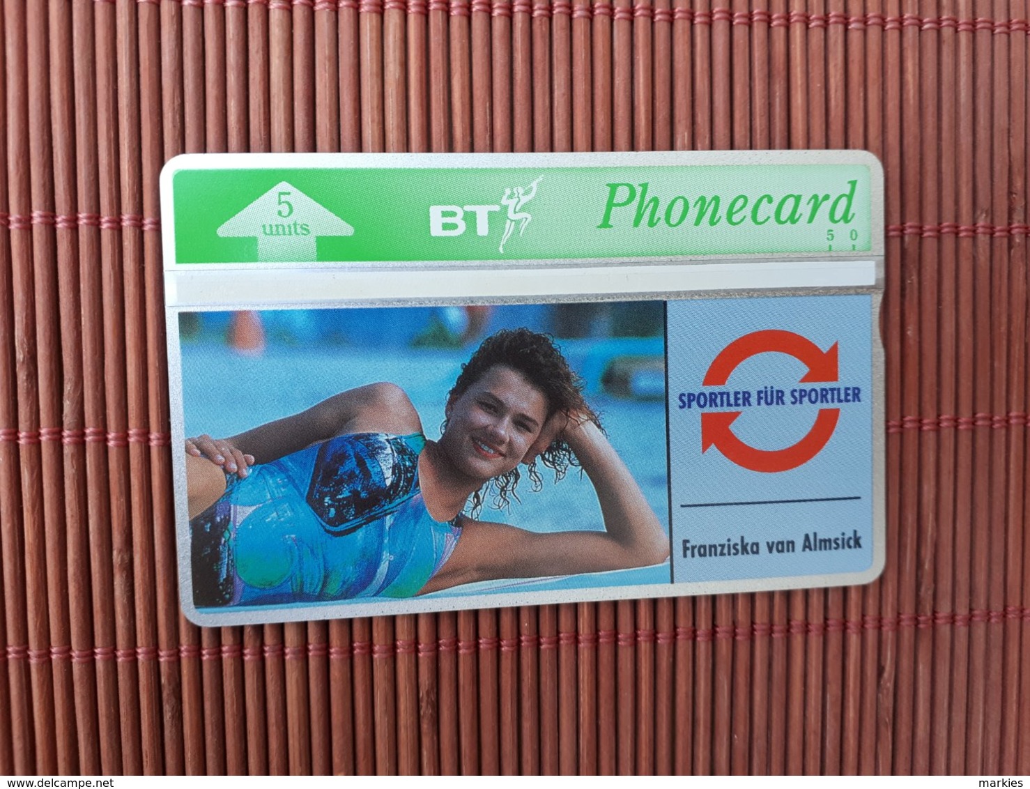 Phonecard Franziska Van Almsic  327 C (Mint,Neuve) Rare - BT Emissioni Straniere