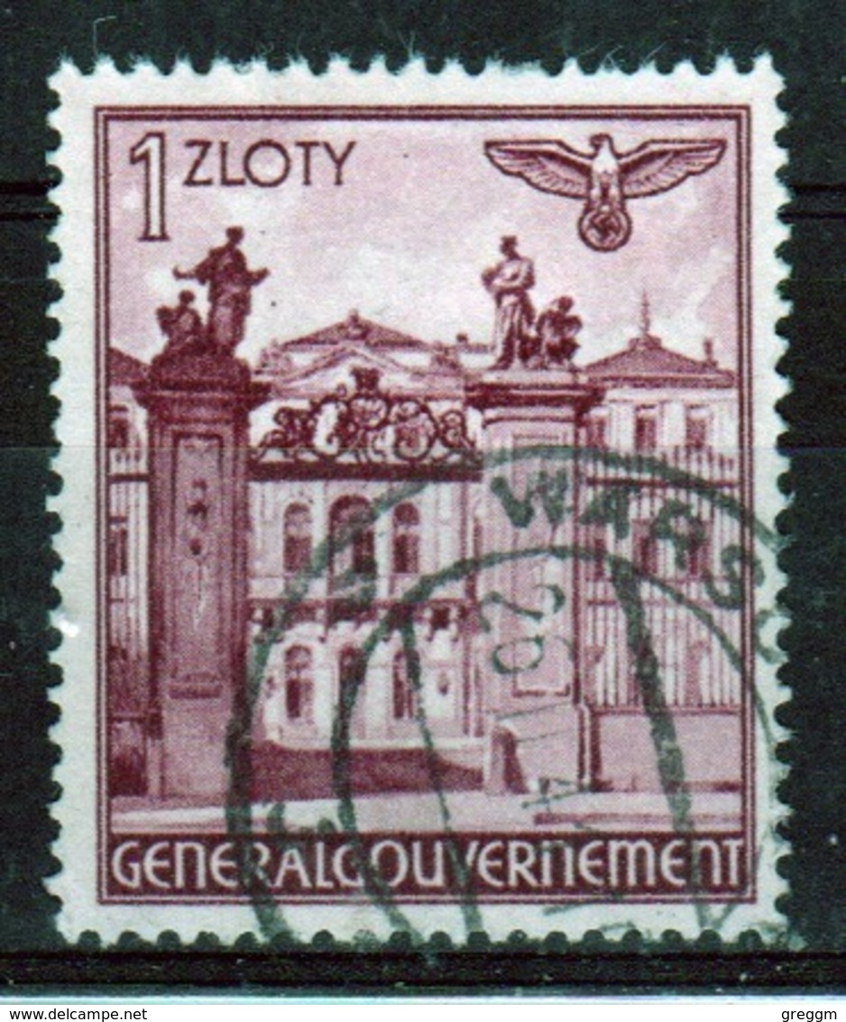 Poland German Occupation 1z Views Stamp From 1940. - General Government