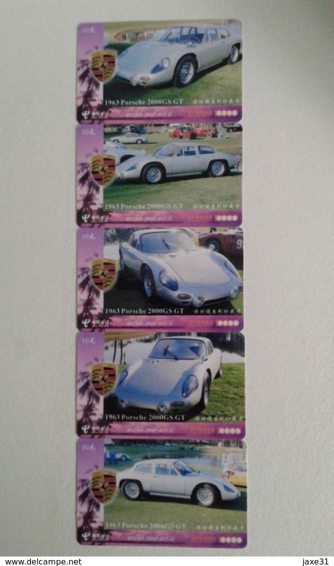 TELECARTE PORSCHE- 63 - Voitures