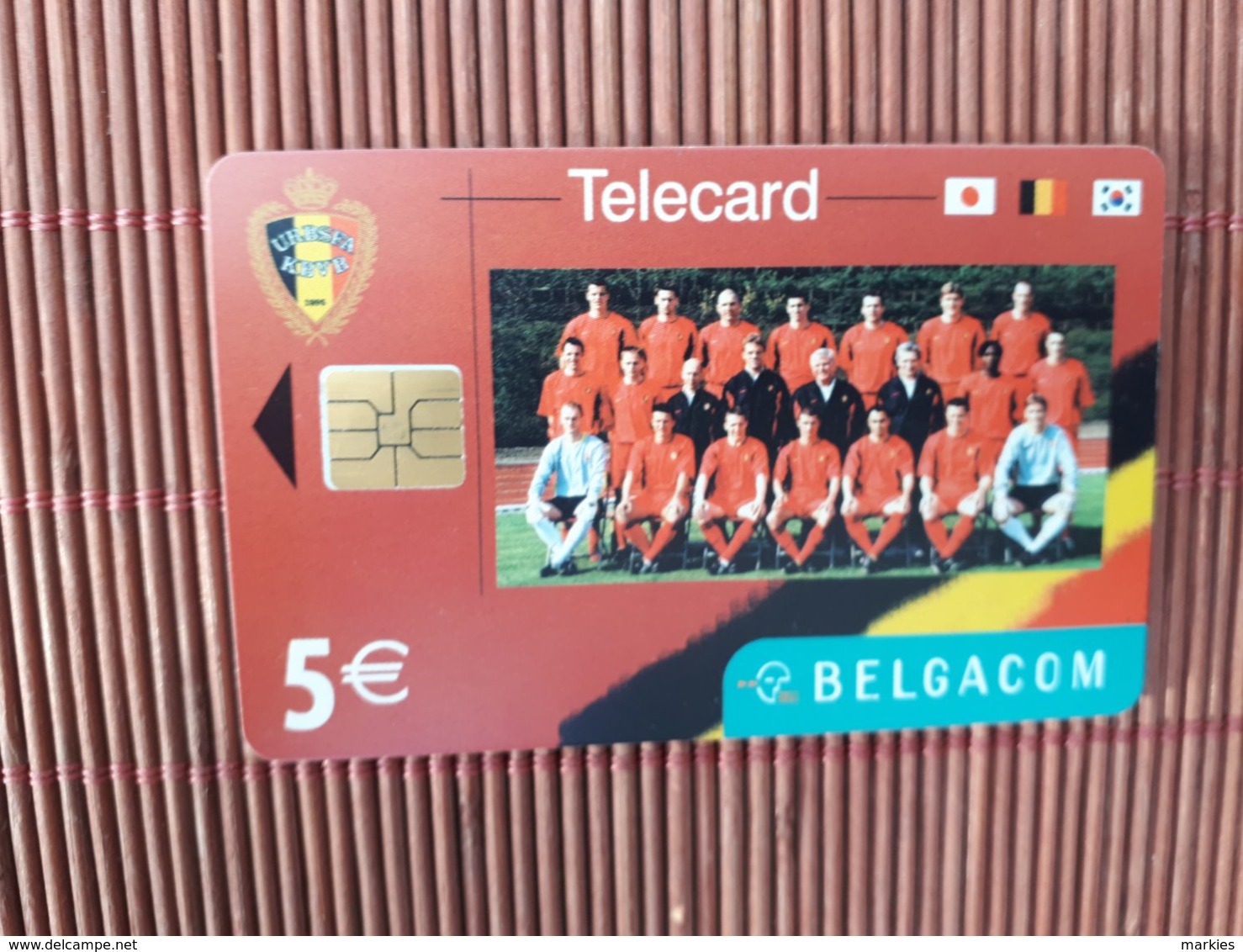 Phonecard Belgium Football Used - Met Chip