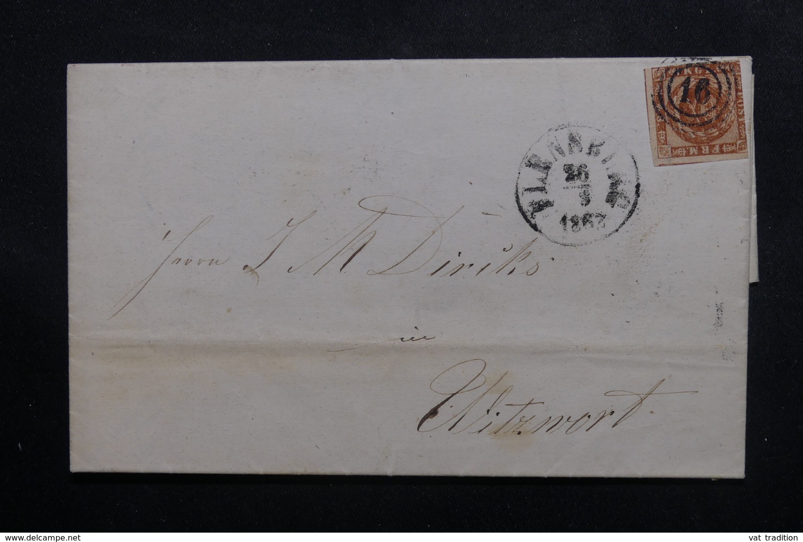 DANEMARK - Lettre De 1862, Affranchissement Plaisant  - L 46430 - Storia Postale