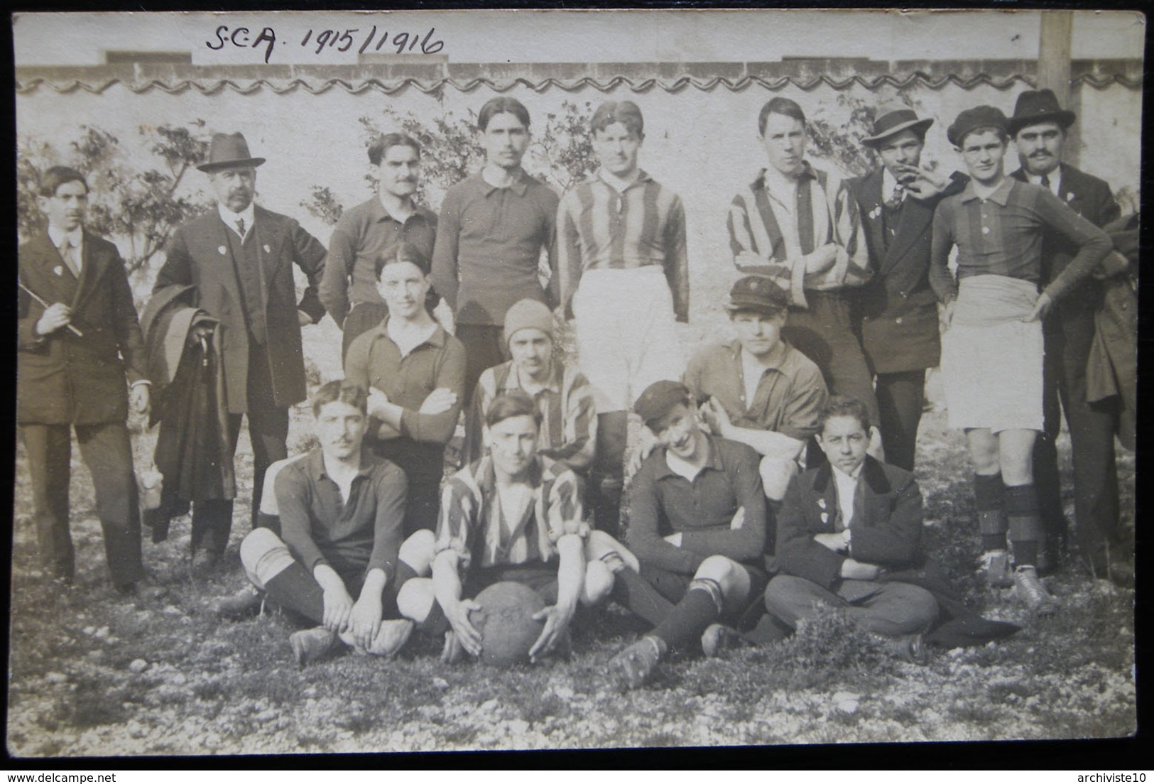 CPA FOOTBALL S.C.A. ANGOULEME 1915/1916 - Soccer