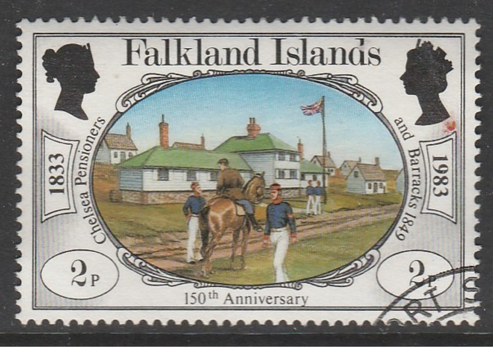 Falkland Islands 1983 The 150th Anniversary Of British Administration 2p Multicoloured SW 379 O Used - Falkland Islands