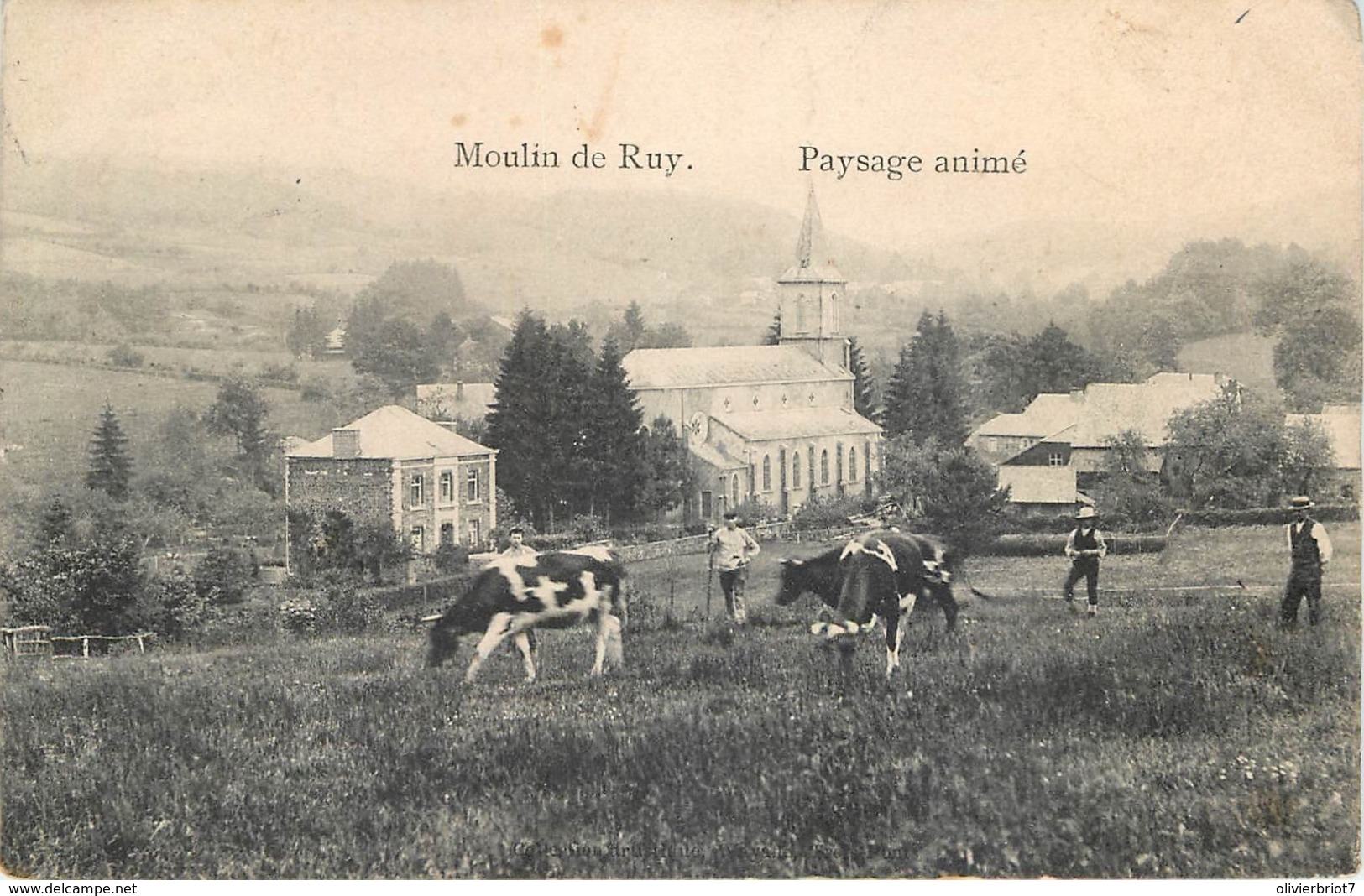 Belgique - Stoumont - Moulin De Ruy - Paysage Animé - Stoumont