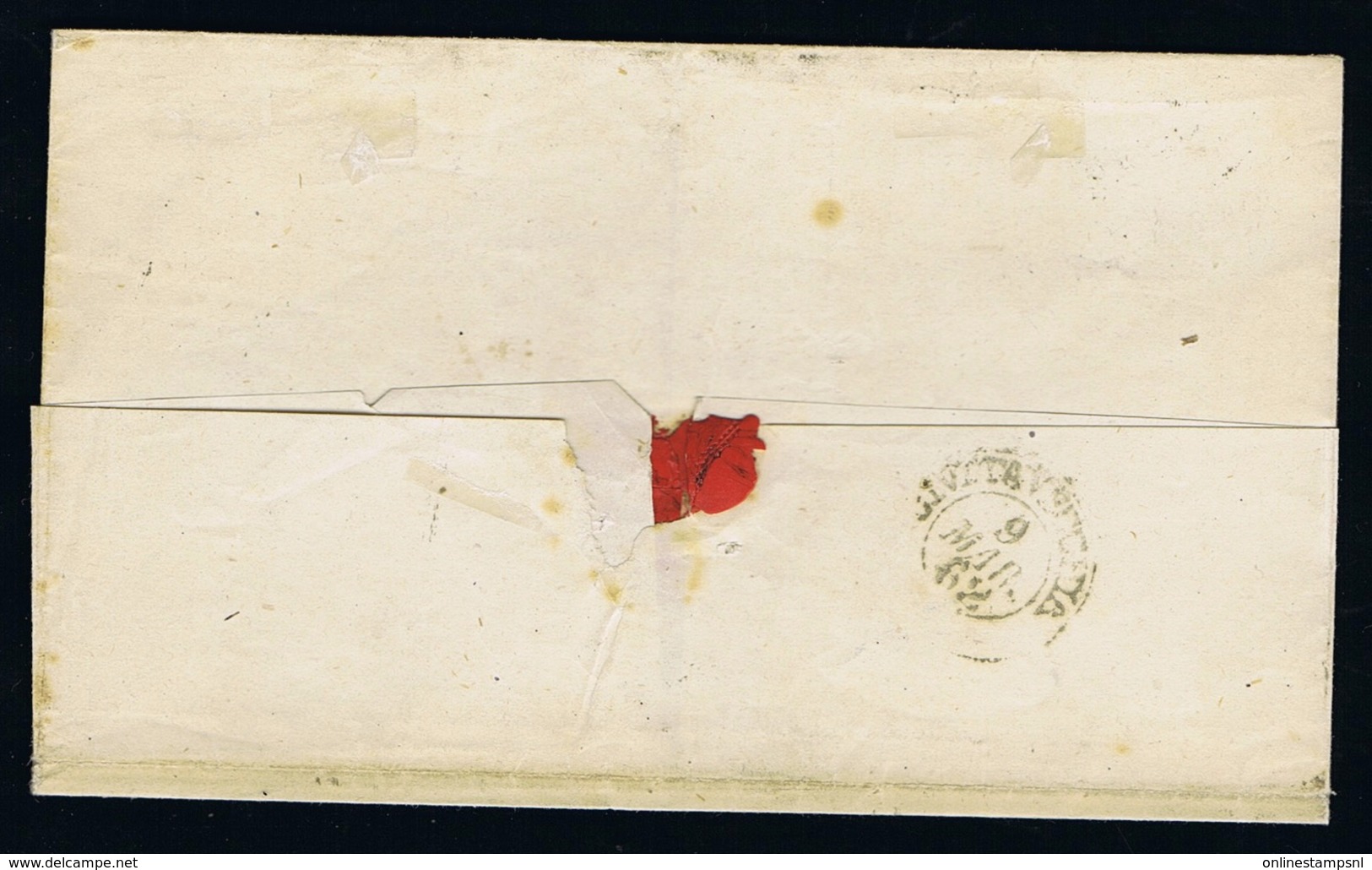 Italy Papel States: Cover 1852 Sa 4 A Roma - Papal States