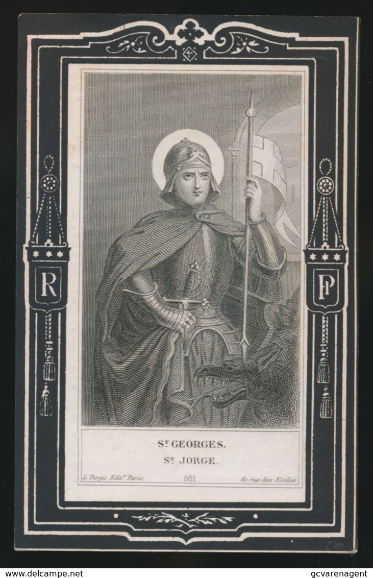 ST. GEORGES - ADEL - MARIA GERTRUDIS Van  EYGEN - ROOSTEREN 1822 - 1880   2 AFBEELDINGEN - Todesanzeige