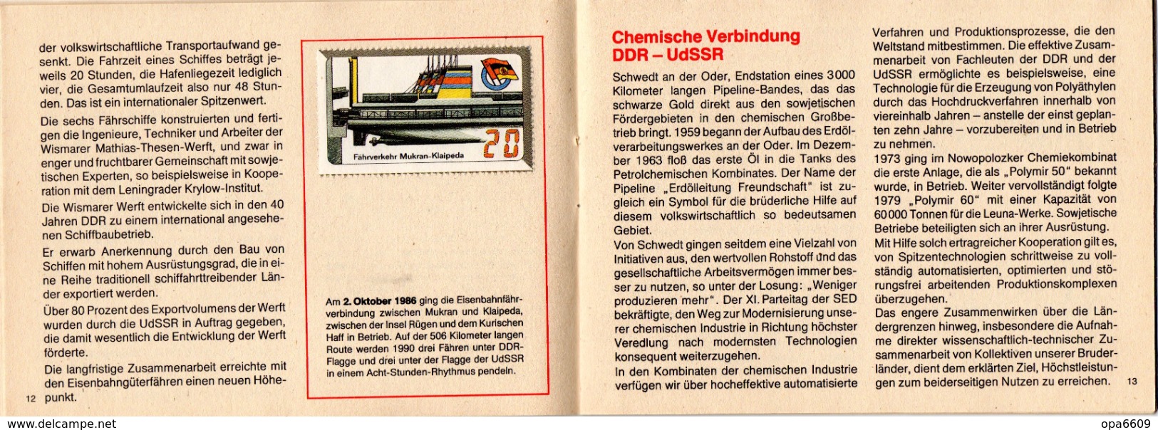 (Kart-ZD) DDR Sammelheft für die DSF-Sondermarkenserie 1989 "40 Jahre DDR Im Bruderbund auf..." kompl. mit 21 Marken