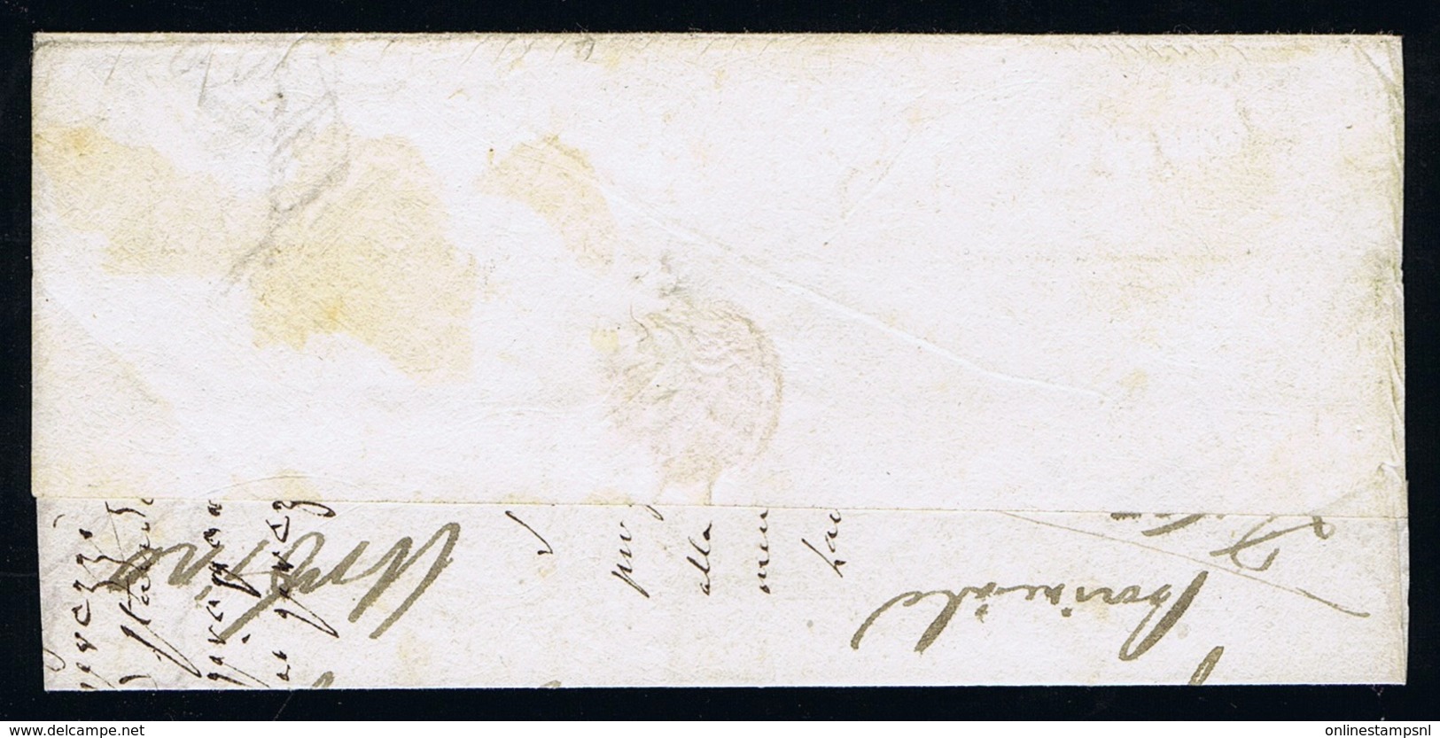 Italy Papel States: Fragment Of Cover Sa 5 - Papal States