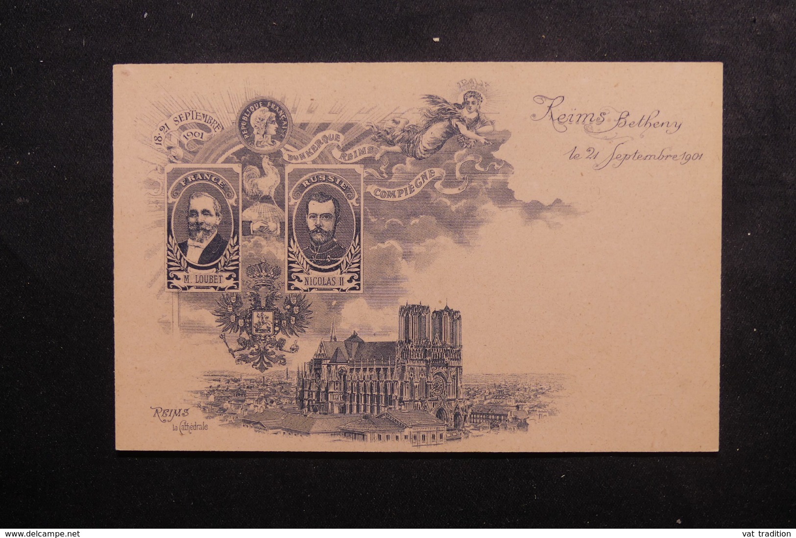 ÉVÉNEMENTS - Carte Postale De La Visite Du Tsar De Russie à Reims En 1901 - L 46461 - Receptions