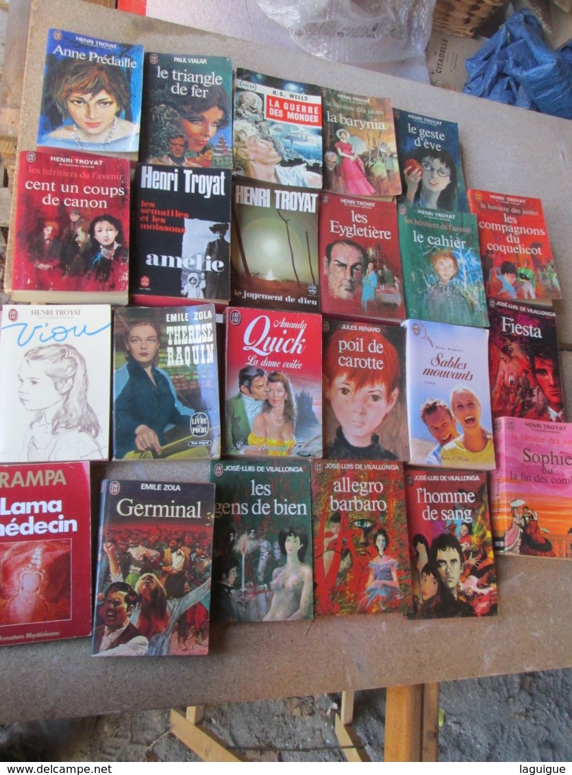 LOT DE 23 LIVRES J'AI LU - Loten Van Boeken