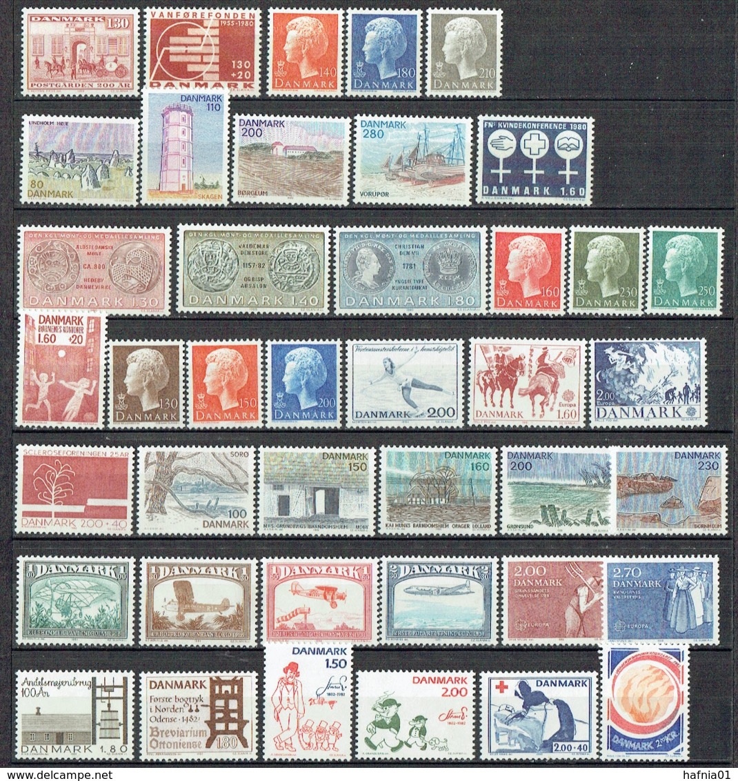 Czeslaw Slania. Denmark. Collection MNH. - Collections