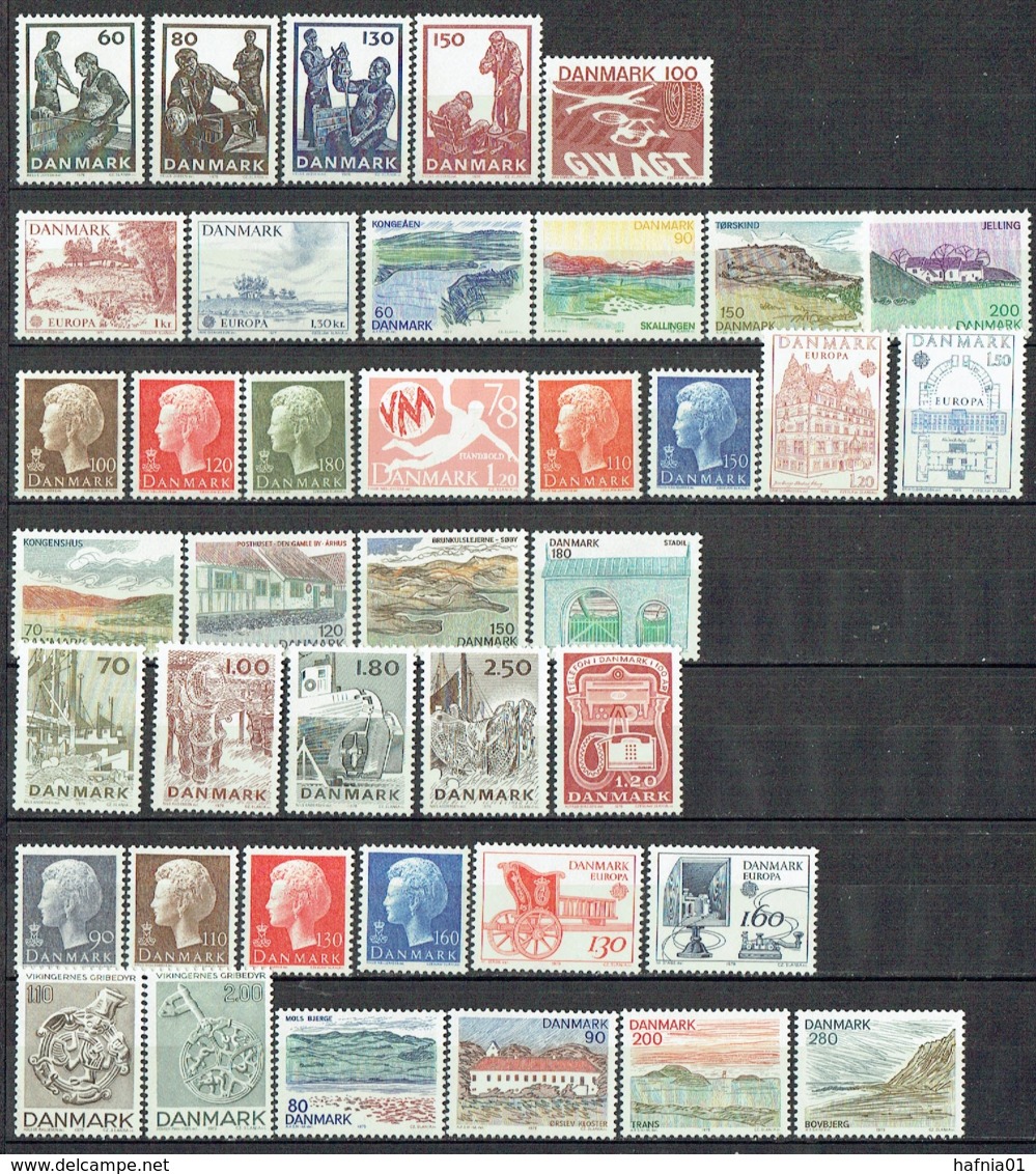 Czeslaw Slania. Denmark. Collection MNH. - Collections