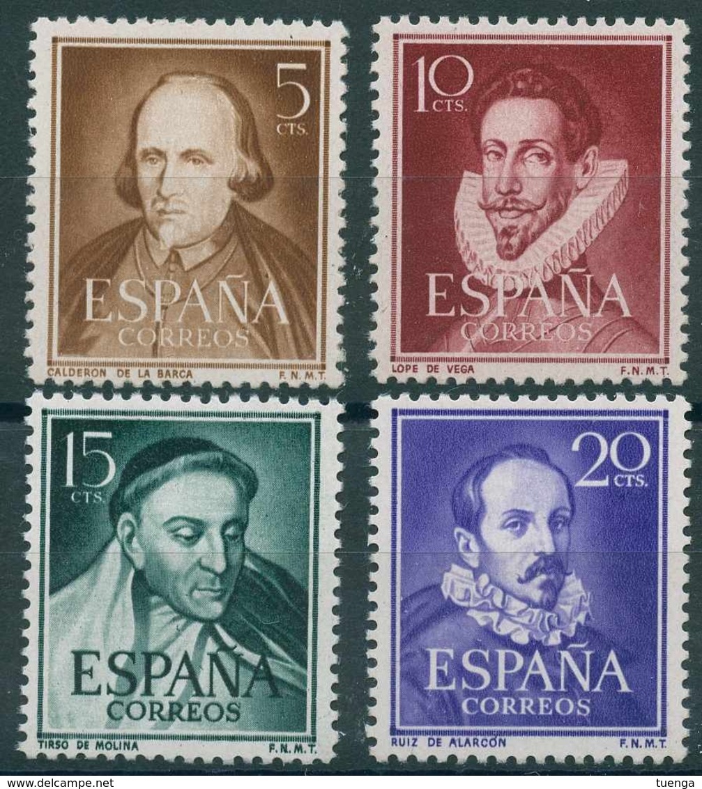 ESPAÑA 1950. EDIFIL 1071/74** - LITERATOS - Nuevos