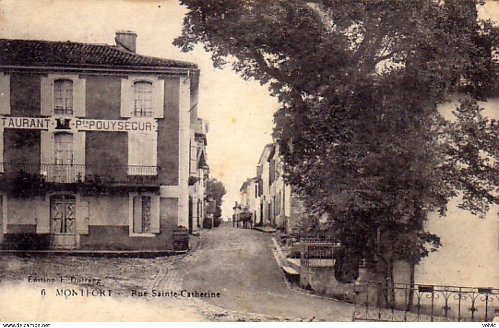 40 - MONTFORT - Rue Sainte-Catherine - - Montfort En Chalosse