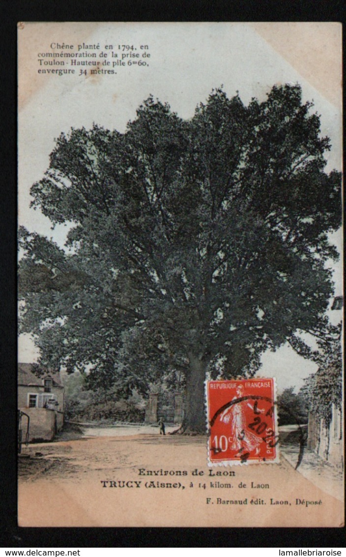 02, Vignette "Je Suis De La Classe" Au Verso D'une Carte De Trucy - Altri & Non Classificati