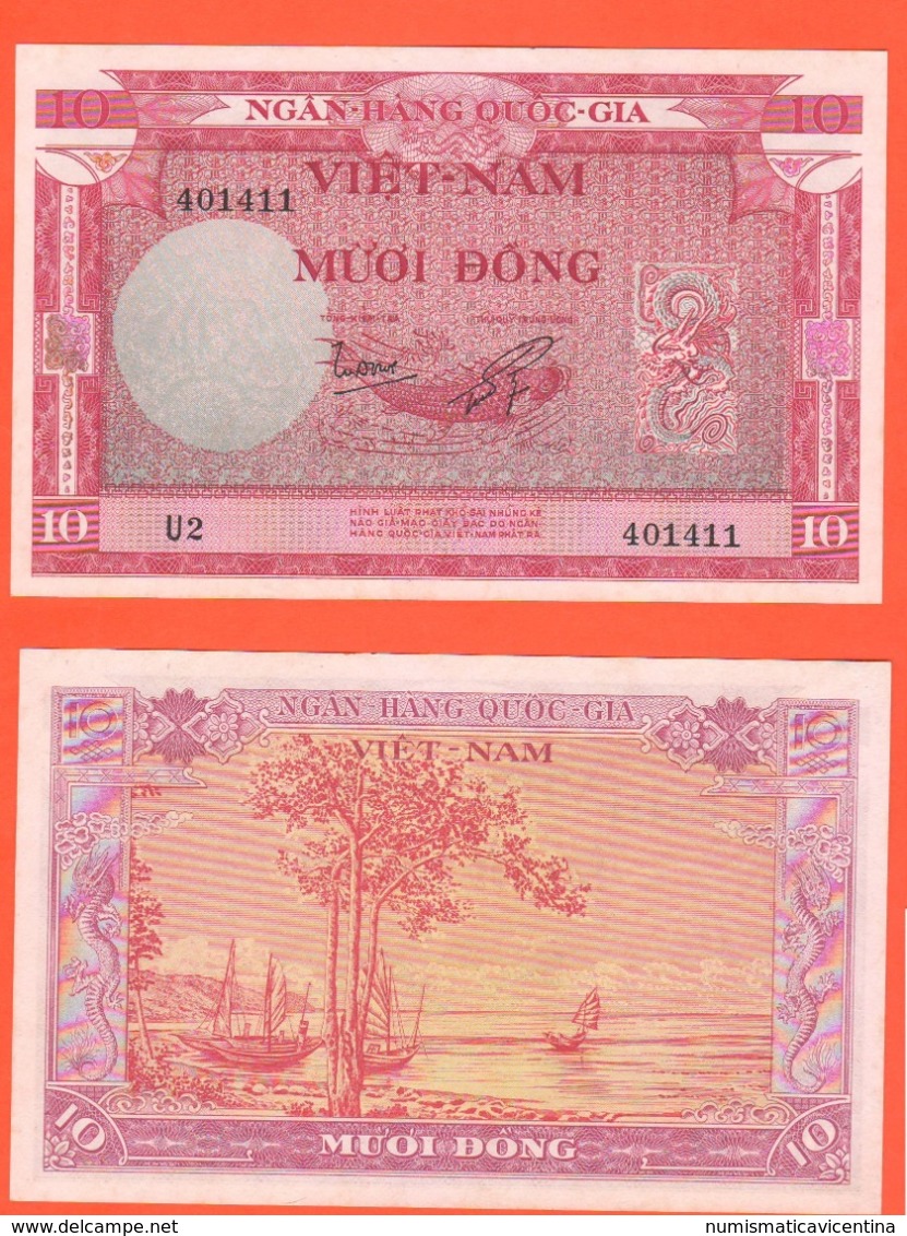 Vietnam Sud 10 Dong 1955 Viêt-Nam South - Vietnam