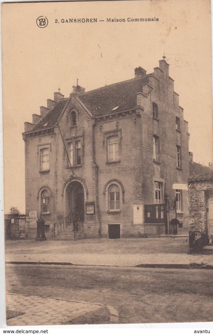 GANSHOREN / BRUSSEL / BRUXELLES / MAISON COMMUNALE / GEMEENTEHUIS  1930 - Ganshoren