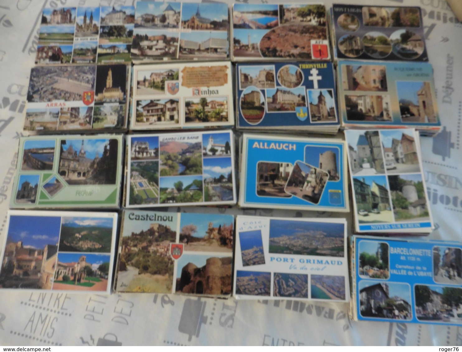 LOT   DE 1700  CARTES  POSTALES   MULTIVUES  DE  FRANCE - 500 CP Min.