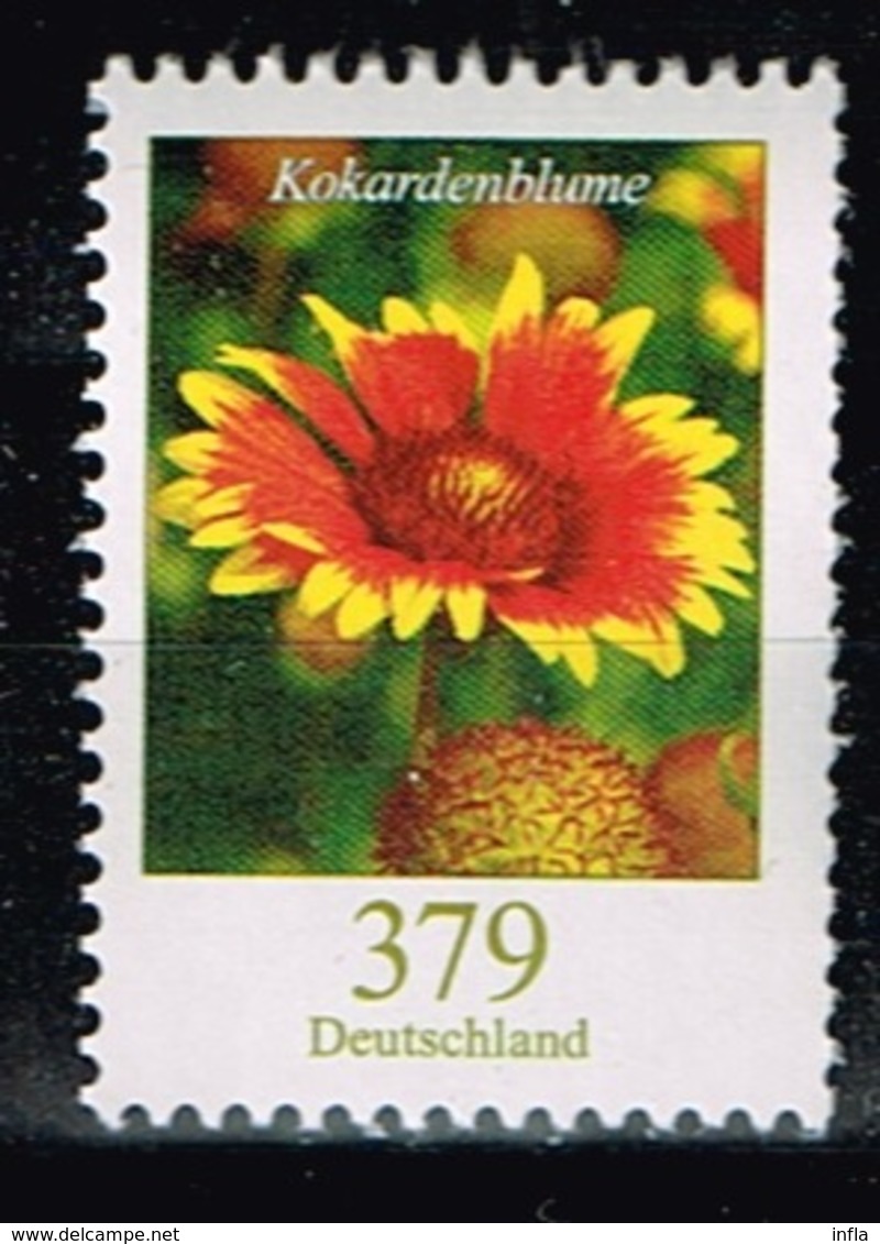 Bund 2018, Michel# 3399 R ** Blumen: Kokardenblume Mit Nummer 70 - Unused Stamps