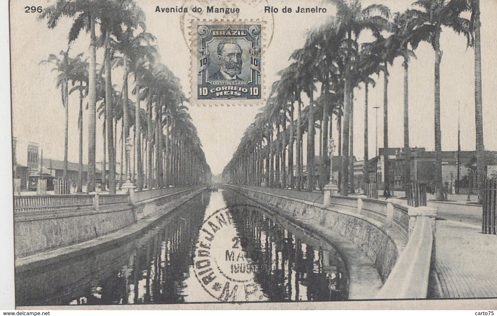 Brésil - Rio De Janeiro - Avenida Do Mangue - Matasellos 1909 - Rio De Janeiro