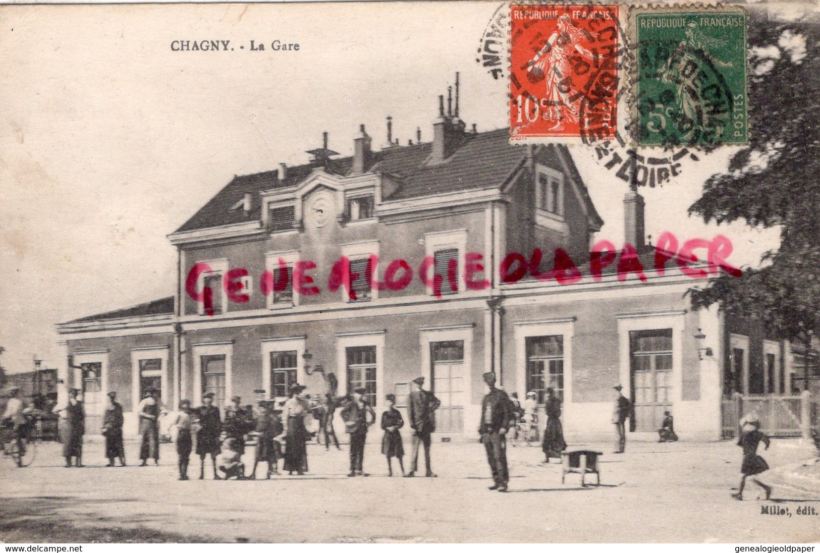 71 - CHAGNY - LA GARE - Chagny