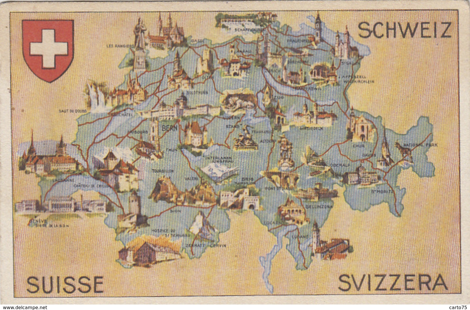 Suisse - Schweiz Svizzera - Cantons De La Suisse - St. Anton