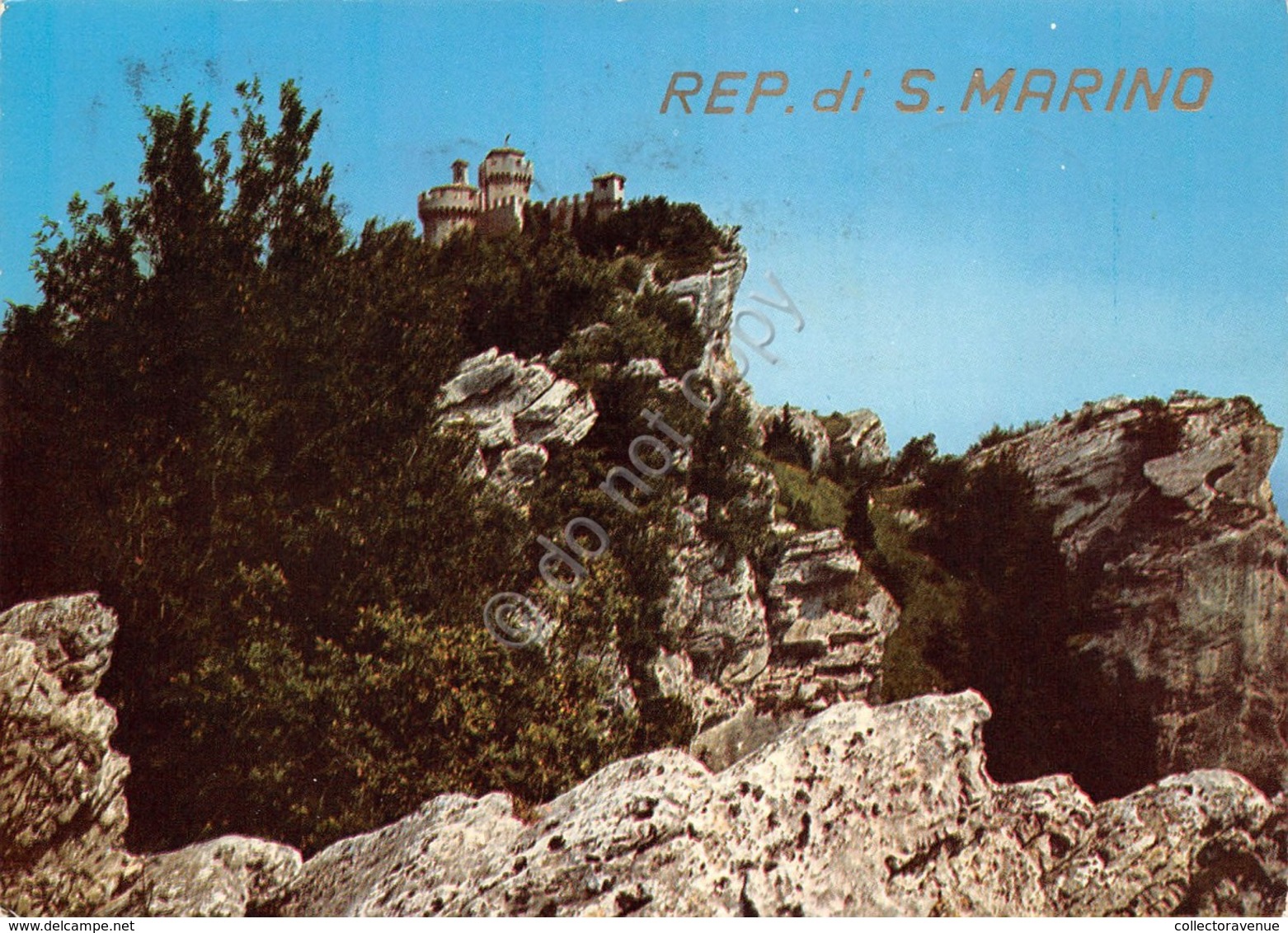 Cartolina Repubblica Di San Marino 1970 Bella Affrancatura - San Marino