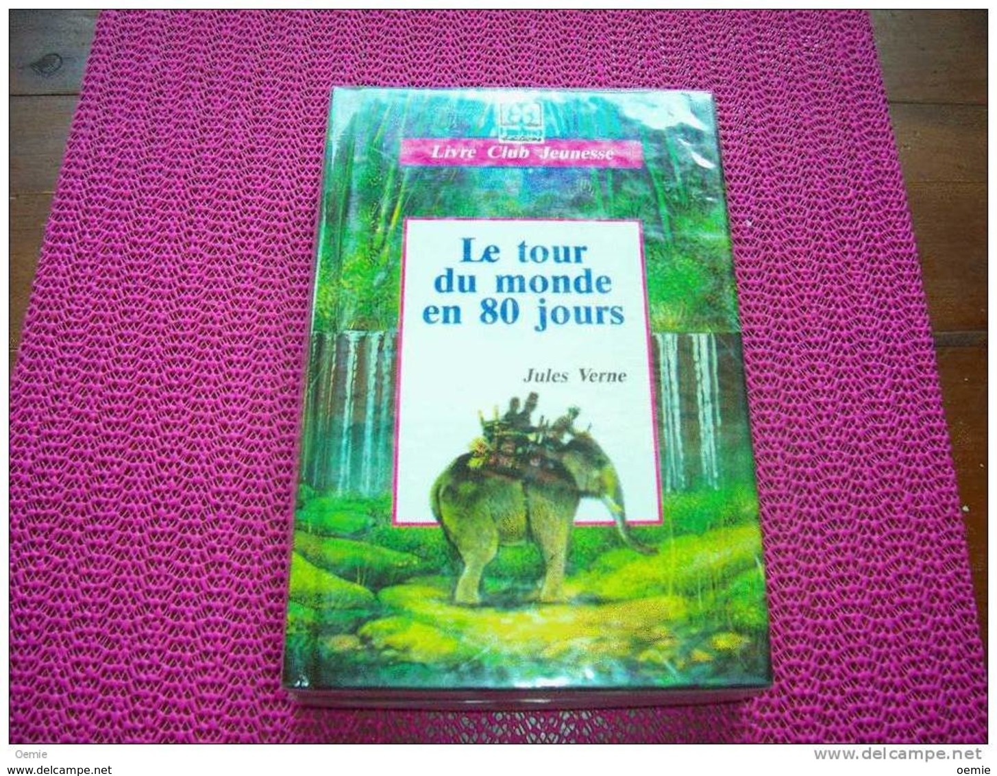 LE  TOUR DU MONDE EN 80 JOURS  °  JULES  VERNE - Bibliotheque Rouge Et Or