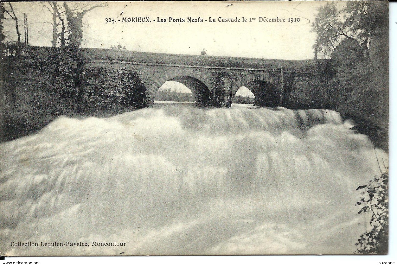 MORIEUX - Les PONTS-NEUFS - La Cascade Le 1er Décembre 1910 - VENTE DIRECTE X - Morieux