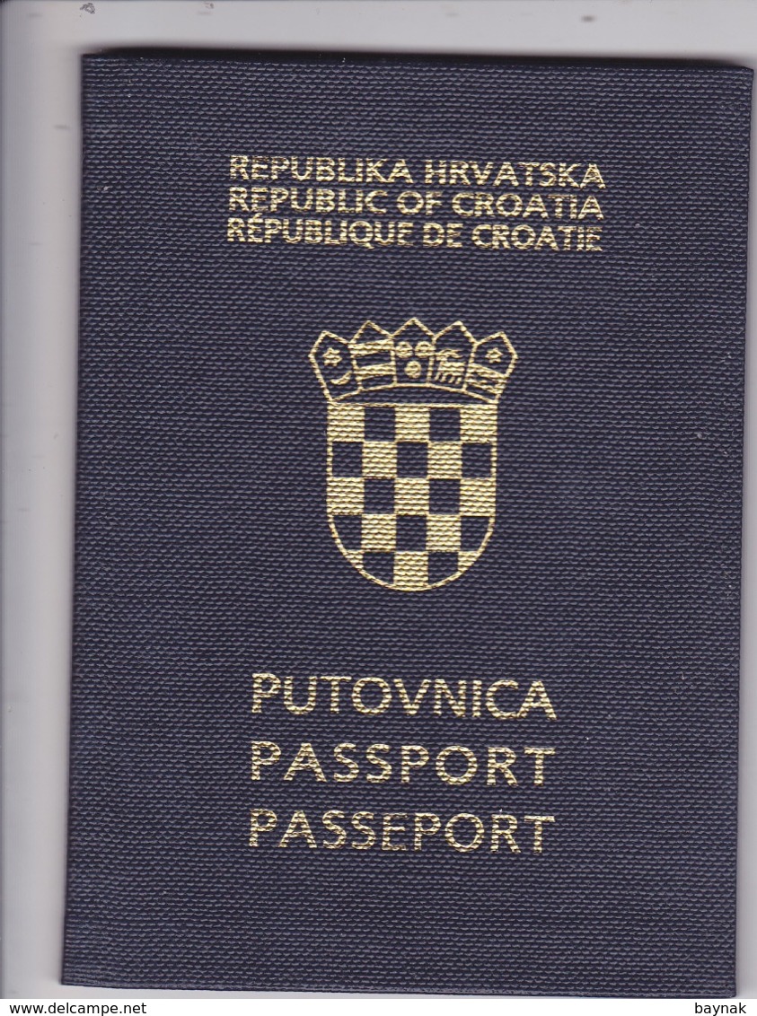 C59  --  PASSPORT  --   CROATIA  --  I.  MODEL  --  1994  --   GENTLEMAN - Historische Documenten