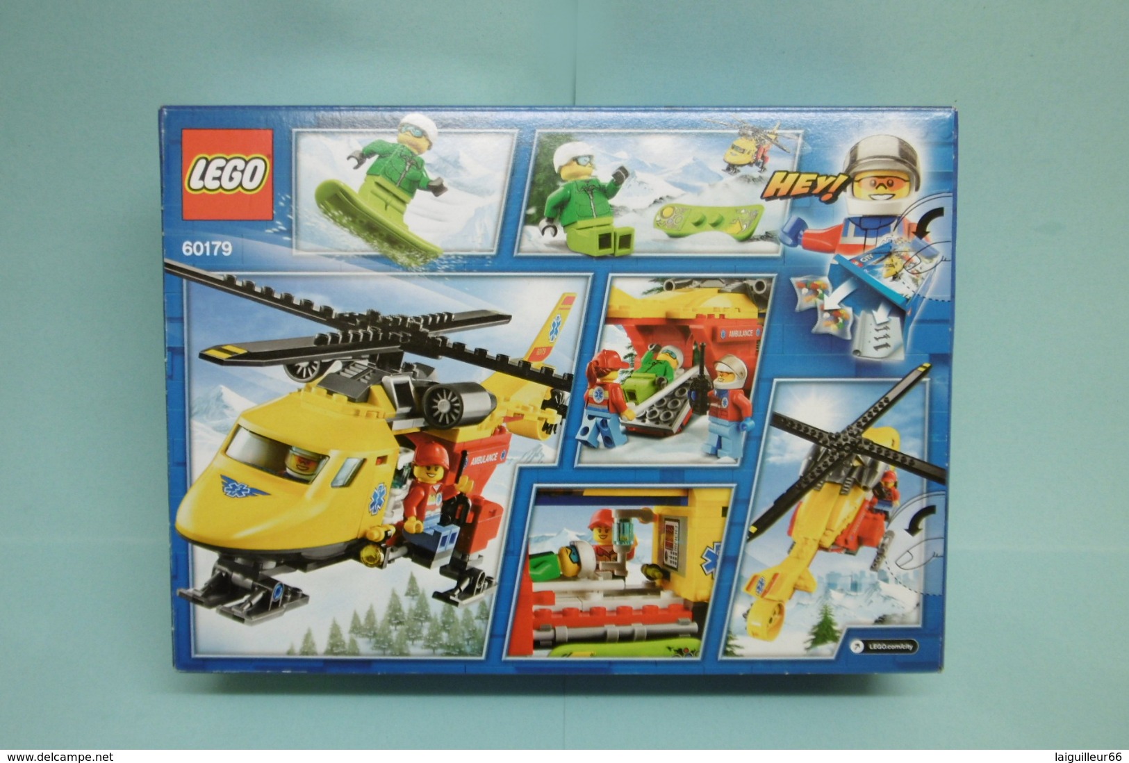 Lego City - L'HELICOPTERE AMBULANCE Réf. 60179 Neuf En Boîte - Unclassified