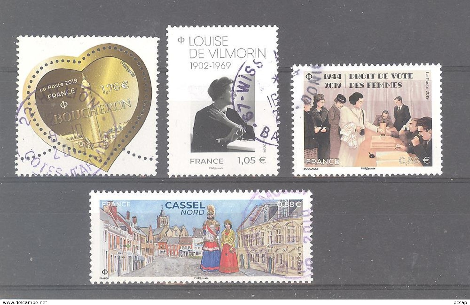 France Oblitérés : N°5293 - 5299 - 5315 & 5336 (cachet Rond) - 2010-.. Matasellados