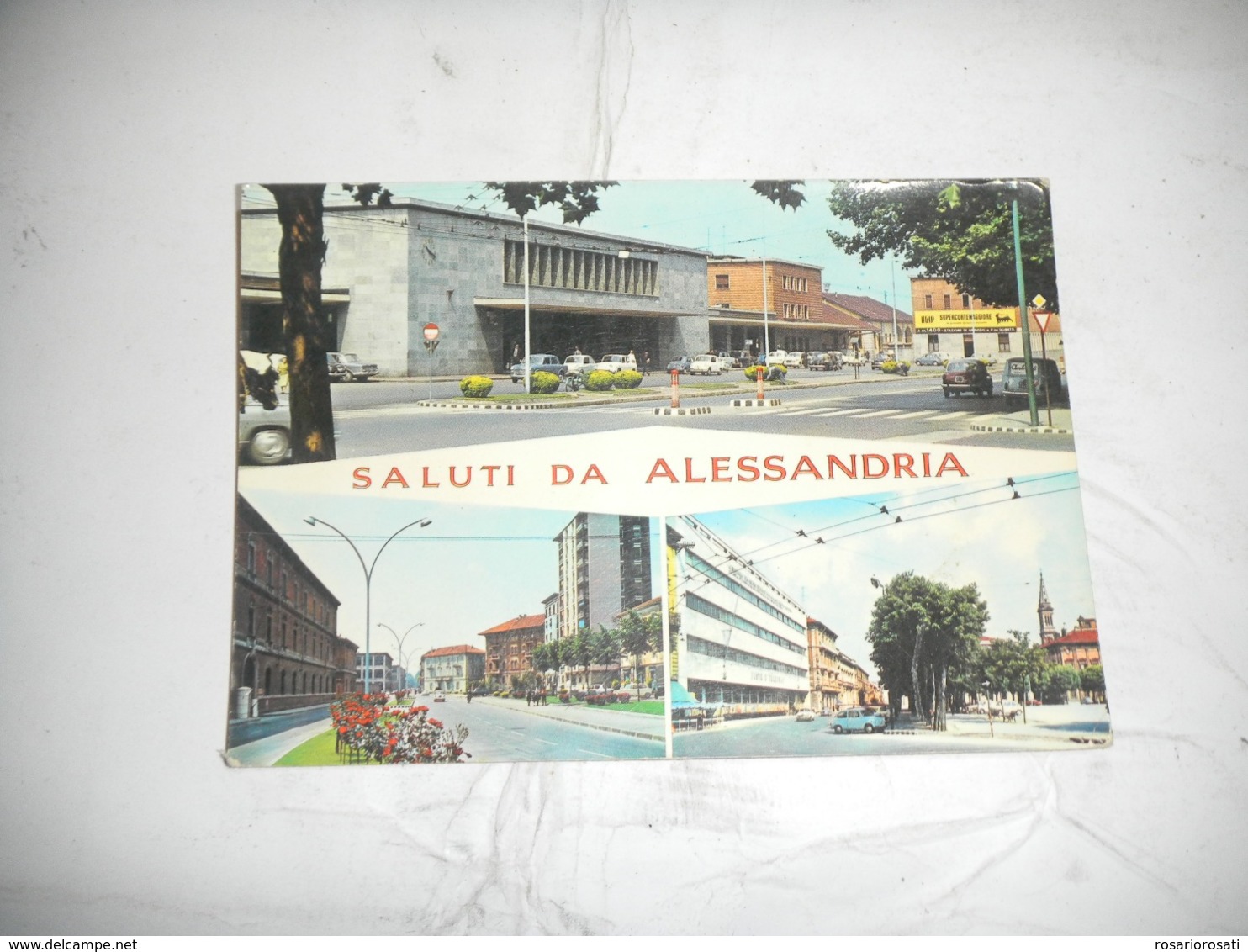 Cartoline A  Tematica Stazione Ferroviarie - Alessandria