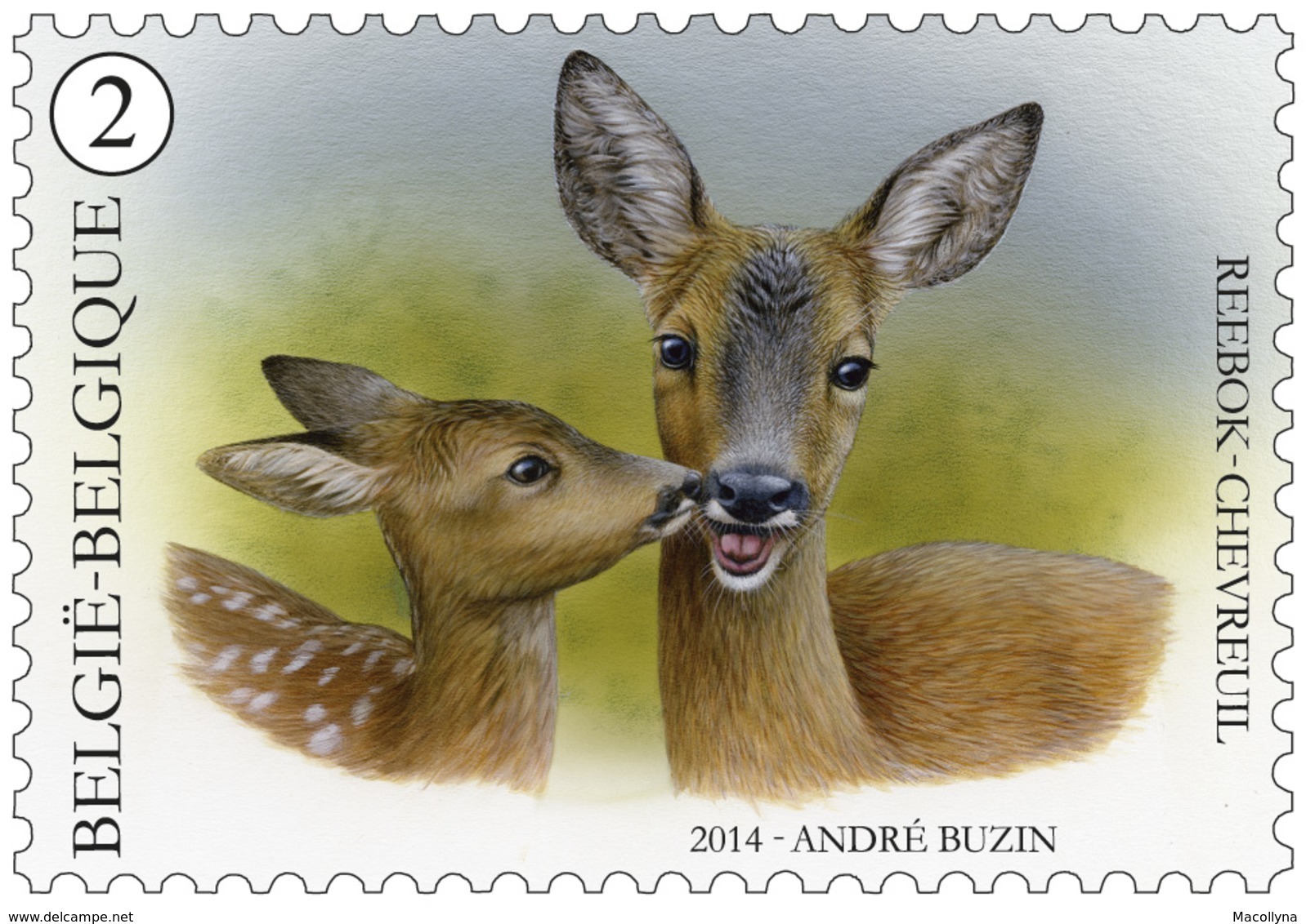 Blok 214** Buzin Anders - Buzin Autrement 4399/4403** Intieme Dierenportretten - Unused Stamps