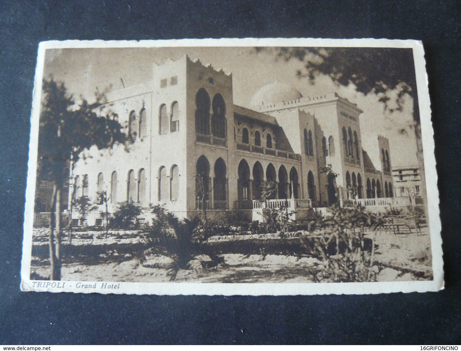 LIBYA   1927 _GRAND  HOTEL OF TRIPOLI...GO TO CASERTA (  NAPLES )../ VIAGGIATA DA TRIPOLI  PER CASERTA - Libya